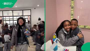 Grade 1 learners’ sweet gesture for Matrics leaves Mzansi emotional