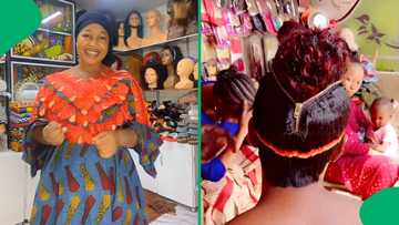 "I want to bring my mother-in-law": Hairstylist flexes client's zip hairstyle, SA in stitches