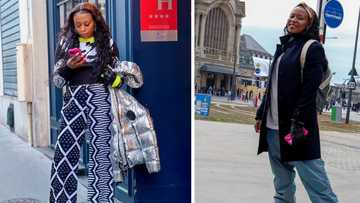 DJ Zinhle earns her fashionista title as she shares more iconic fashion looks from her trip to Paris