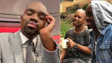 Dr Musa Mthombeni remembers his late bestie Akhumzi Jezile with dark humour, SA tickled