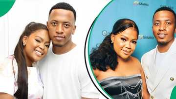 Dumi Mkokstad and Dr Ziphozenkosi celebrate wedding anniversary with cute posts: "5 years of grace"