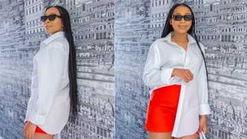 Lush lady shares lit tip for wearing your man’s shirt, leaves some puzzling over size issues