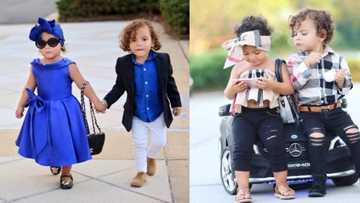 Ariella and Alessandro: Meet baby twins with classy fashion sense