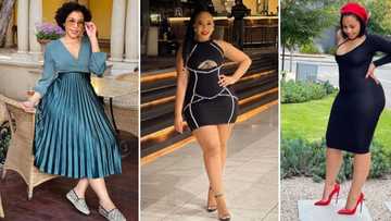 Brown Mbombo's top 5 breathtaking outfits that left SA's jaws on the floor including Royal duchess concept and corporate fit