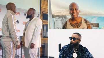 Cassper Nyovest and Naak Musiq face off before the big fight, Mzansi can't wait for the match