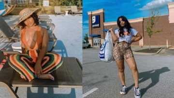 Creative lady transforms cheap curtains into 7 stylish dresses: "Curtains to the runway"