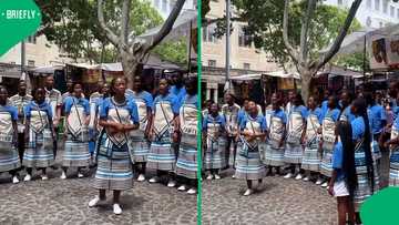 Xhosa choir captivates Cape Town's Greenmarket Square with soulful performance