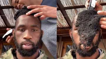 Siya Kolisi learns that you "Don't ask your family for a haircut"