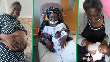 54-Year-old woman shares her pregnancy journey with triplets, posts video of baby bump and infants