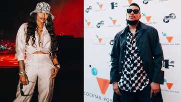 DJ Zinhle shows love to AKA, urges peeps to support his hustle