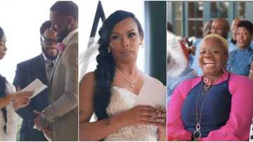 Bride calls colleagues out on wedding day after they made comments about her man