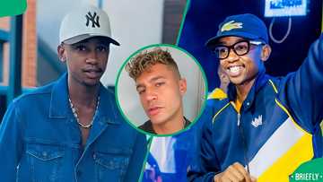 Scotts Maphuma parties with former 'Geordie Shore' star Scotty T in Tembisa