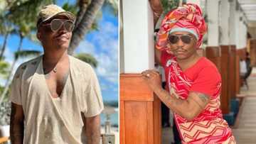 Somizi Mhlongo skips Mzansi winter and jets off to an Island abroad to enjoy lavish summer vacay, shares photos