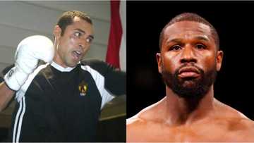American boxer calls Floyd Mayweather out, offers R1.4 billion to fight him