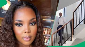 "House corporate": Woman gets husband ready for work in TikTok video, SA impressed by hardworking wife