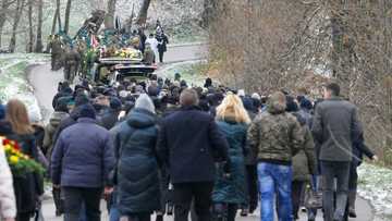 Funeral held for man killed by Poland missile blast