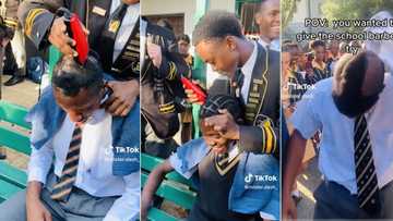 Benoni High School boys get ugly haircuts for monate, student barbers at Johannesburg school has Mzansi in tears