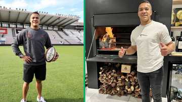 RWC: Cheslin Kolbe's sweet moment with his young fan on stage at Multichoice captures hearts