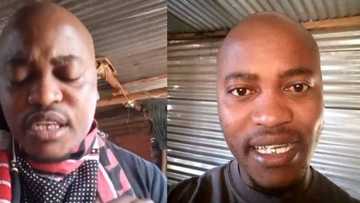 Local man seen praying to his ancestors not to send him a slay queen