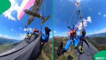 Woman cheats death after plane tears through parachute mid-air in Austria