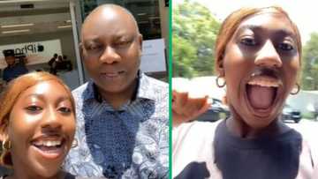 Cyril Ramaphosa greets woman's whole family, South Africa president beams in wholesome TikTok video