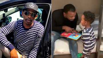Nandi shares an adorable video of Zakes Bantwini teaching son isiZulu
