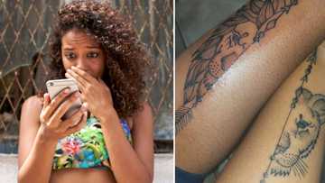 Mzansi shares opinions on picture of a couple who have matching tattoos: “It’ll end in tears”