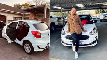 'The year of congrats': Mzansi woman celebrates buying first car, Saffas applaud