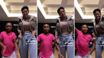 'Unseen' actress Gail Mabalane and daughter Zoe bust fire amapiano dance moves, TikTok video goes viral