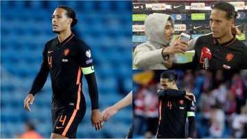Virgil Van Dijk: Liverpool defender pushes away fan who wanted selfie after match