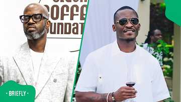 Black Coffee teaches Mnqobi Mdabe's son how to DJ, SA impressed: “Lessons from the great”