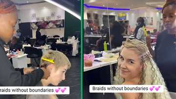 White Tshwane woman gets blonde braids, Mzansi reacts to stunning transformation on TikTok