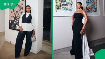 Mihlali Ndamase debuts pixie cut in glamorous retro photoshoot