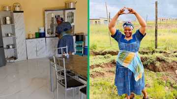 Woman shows off neat Rondavel home, Mzansi impressed: "Beautiful"