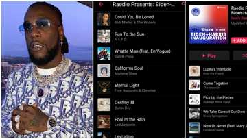 Burna Boy's song featured in Biden, Harris inauguration playlist