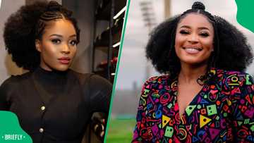 Sivenathi Mabuya announces her pregnancy with 5 adorable pictures of her baby bump