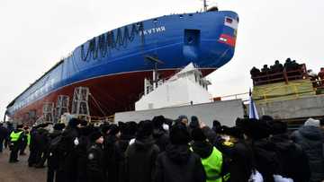 Russia unveils new icebreaker in push for energy markets