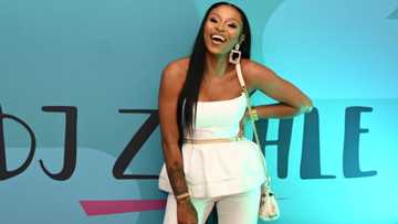 DJ Zinhle shows her nanny Zama some love in a sweet video: "It takes a village"