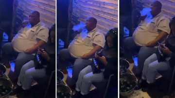 SA shares funny reaction to old man puffing at hubbly in the club, peeps can't deal: "Some women are so brave"