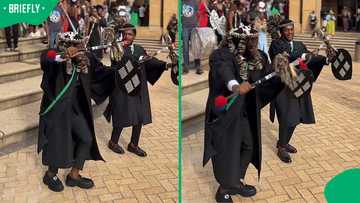 "Big ups to the graduates": Mzansi reacts to Zulu graduates who popped off on campus in TikTok clip