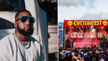 Cassper Nyovest sets Cotton Fest on fire, Mzansi floods the internet with praise