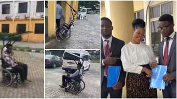 3 Talented graduates build solar-powered wheelchair that is controlled by voice, use it in video
