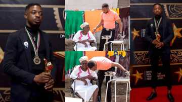 It is a calling: Policeman who repaired damaged traffic light donates walker to 70-year-old amputee