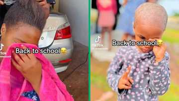 Primary school pupils break down in tears getting haircuts before schools reopen, video affects SA