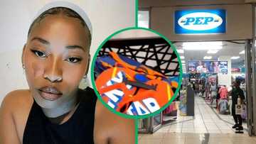 Woman posts TikTok video of Kempton Park PEP's R30 Lucky Star branded shoes, Mzansi full of jokes