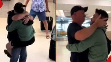 Heartwarming father-son reunion video touches netizens with unforgettable moments