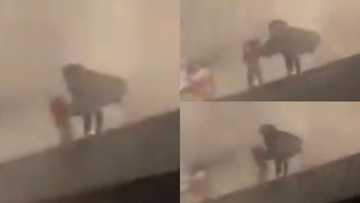 SA mother throws baby off roof to her safety as fire rampages building