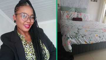 Pic of stunning woman's bedroom has people amped: "So nice, I love it"