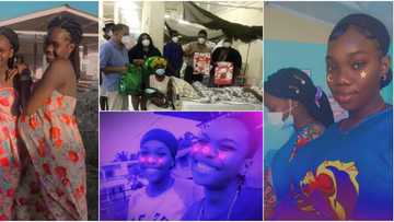 Celebration as twin sisters deliver babies 13 minutes apart, cute photos emerge