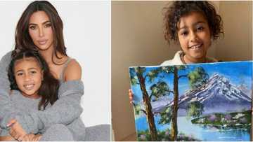 Kim Kardashian fires back at people doubting North West's painting capability